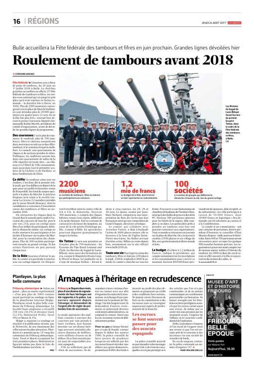La Liberté, den 24. August 2017
