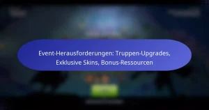Read more about the article Event-Herausforderungen: Truppen-Upgrades, Exklusive Skins, Bonus-Ressourcen