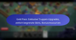 Read more about the article Gold Pass: Exklusive Truppen-Upgrades, zeitlich begrenzte Skins, Bonusressourcen